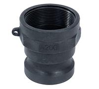 Quafwia 1 PC Poly Cam Lock Fittings 2 inch Standard Part A Cam Groove Hose Fitting 2 Camlock Fittings, 2" Male Aadapter x 2" Female Thread Camlock Fittings 2 inch