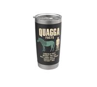 Quagga Facts Ice Age Size Comparison Chart Stainless Steel Insulated Tumbler