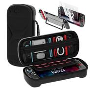 QUAGGY Designed for Switch 2 Console (2025), 3 in 1 TPU Ultra-Slim Protective Case for Nintendo Switch 2 Controller Accessories Bundle [Bult-in 2 Screen Protector] with Transparent case