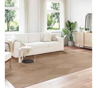 QUAHEAS Area Rugs Rectangular AGIRA Natural Polyester Rug 340 x 240 cm Non-Slip Backing Washable Rug for Living Room Bedroom Indoor Outdoor Use Sound Absorbing Durable Carpet