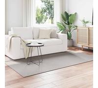 QUAHEAS Area Rugs Rectangular LUGO Cream and Grey 230 x 160 cm Polyester Washable Rug for Living Room Bedroom Durable Non-Slip Carpet Indoor Floor Covering Quiet Sound Absorption