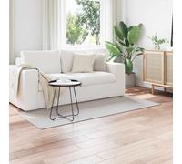 QUAHEAS Area Rugs Rectangular Lugo Cream and Grey Polyester Rug 200 x 80 cm Non-Slip Washable Rug for Living Room Bedroom Indoor Use Versatile Durable Carpet