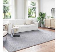 QUAHEAS Area Rugs Rectangular SIROLO Grey 280 x 200 cm Polyester Soft Durable Carpet with Non-Slip Backing Washable Rug for Living Room Bedroom Indoor Use