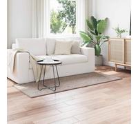 QUAHEAS Area Rugs Rectangular SIROLO Sand 150 x 80 cm Polyester Soft Durable Washing Rug for Living Room Bedroom Indoor Use with Non-Slip Backing Sound Absorbing Carpet