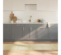 QUAHEAS Bamboo Rug, Rectangular, Light Natural, 60 x 1000 cm, Durable Living Room Rug, Non-Slip, Easy Care, Ideal as a Large Area Rug for Your Home