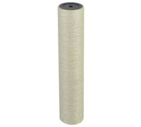 QUAHEAS Cat Scratching Post, 40 cm Height, Sisal Scratching Barrel with 8 cm Post, Beige, Wall Mounted, Indoor Play Furniture for Cats, Claw Care and Climbing, Sturdy Wooden Frame