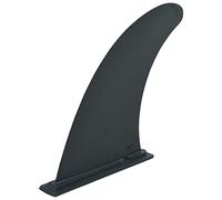 QUAHEAS Central fin for SUP board made of plastic in black, 18.3 x 21.2 cm, replacement fin for paddleboard and longboard for stability and better control during water sports