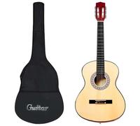QUAHEAS Classical Guitar 3/4 Size 36 Inch Basswood with Bag and Strap for Beginners, Kids, Adults, Ideal for Playing Learning, Teaching, Stage, School, Includes Bag and Accessories