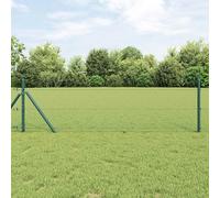 QUAHEAS Hexagon Fence Green PVC 0.8 x 10 m Garden Fence Privacy Screen Fence Element Plastic for Patio Outdoor Use with Wind Protection and Opaque Border