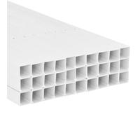 QUAHEAS Installation Pipes PVC 100 x 60 mm 30 m Cable Duct Set for Cable Management, Screwable for Wall Floor Ceiling, Versatile for Hiding Power Cables and Charging Cables in the Office and Gaming