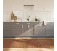 QUAHEAS Natural Bamboo Rug, Rectangular, Brown, 100 x 300 cm, Durable, Non-Slip, for Living Room, Bedroom, Easy Care, Environmentally Friendly,