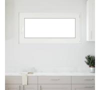 QUAHEAS RISOR Basement Window 120 x 60 cm Anthracite PVC and Glass with Tilt Function, 5-Chamber Frame, Heat Protection, Sound Insulation and Easy Cleaning for Indoor Use