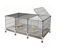 Quail Cage 0.6in Mesh, Slide-Out Tray, Caster Option, for Chicks Ducks