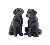 Quail Ceramics Black Labrador Salt & Pepper Shaker Pots