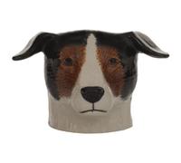 Quail Ceramics - Jack Russell Face Egg Cup - Tri Coloured