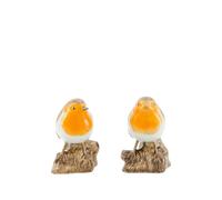 Quail Ceramics Robin salt and pepper shakers (set of two) - Brown One Size