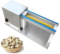 Quail Egg Peeler, Electric Semi-Automatic Peeling Machine, Stainless Steel, 28W, 25kg/h Capacity for Boiled Quail Eggs, Household and Commercial Use