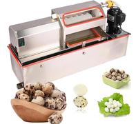 Quail Egg Peeler - Food-Grade Stainless Steel, Auto Shell Separation, 15kg Durable Build, Energy Efficient (25w), Low Maintenance with Water Circulation for Batch Processing