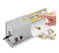 Quail Egg Peeling Machine, 25 KG/H Electric Peeler with 28W Motor, Adjustable Forward & Reverse, Includes 2 Silicone Tubes, for Home Use (110/220V)