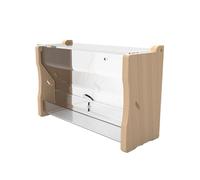 Quail Feeder - Automatic Gravty Feeding Cup with Spill Control Design, Cage Mounted Nutrition Supply System, 8.66x3.07x5.59 inches Small Poultry Care Accessory | Backyard Aviary Brooder Setup