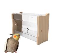 Quail Feeder | Automatic Water And Feeding Cup For Birds - Parakeet Feeder Box, Food And Water Dispenser Cage Attachment, Pet Cage Accessories For Quail, Budgerigar, Peony, Cockatoo