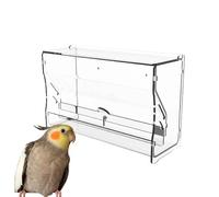 Quail Feeder | Automatic Water And Feeding Cup For Birds - Parakeet Feeder Box, Food And Water Dispenser Cage Attachment, Pet Cage Accessories For Quail, Budgerigar, Peony, Cockatoo