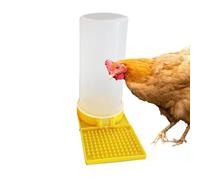 Quail Feeder - Poultry Chicken Drinker, Large Capacity Clear Chick Feeder, Automatic Poultry Waterer Leak-proof, Pigeons Feeders Drinker Set For Farm And Brooder Use, 15 X 8.4 X 16.6 Cm