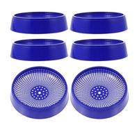 Quail Nesting Box - Set of Six Egg Tubs, Pigeon Laying Beds, Aviary Habitat Accessory, Nesting Activity