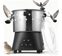 Quail Plucking Machine, 5000 RPM Electric Automatic Feather Machine for Quails and Pigeons, Manual or Timed Operation with Silicone Handle