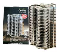Quailitas Coffee Capsule Holder [52 pcs] for Tassimo Pod Rack - Rotating Stand, T-Disc Space-Saving Organizer for Kitchen - Coffee Machine Accessories