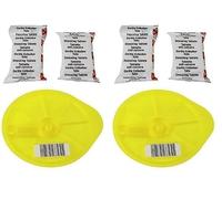 Quailitas Coffee Machine Descaling Kit - Descaler Tablet Compatible w/TASSIMO Bosch, Service Yellow T-Disc Included |Coffee Machine Accessories (Pack of 2)