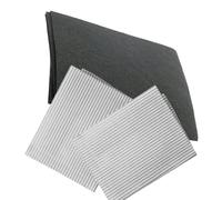 QUAILITAS Cooker Hood Grease Extractor Kit - Flame Retardant, Carbon Kitchen Vent Odour Filter w/Saturation Indicator, Cooker Hood Filter Sheet, Versatile Fit| Kitchen & Home Appliances