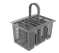 QUAILITAS Dishwasher Cutlery Basket [Grey] - Replacement Cutlery Basket for Dishwasher with Handle, Compatible with Indesit, Hotpoint FDF, FDL, LBF, LKF, LFT, LFSA Series - Kitchen Appliances