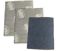 Quailitas Grease and Carbon Filter - 22.44 x 21.26 Inches Cooker Hood Replacement Filter with Superior Absorption, Filters Cooking Odour, Flame-Retardant Carbon Filter Sheet - Range Hood Accessories