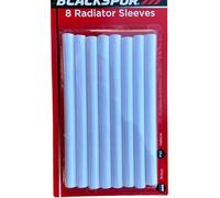 QUAILITAS Radiator Pipe Covers Sleeves [Pack of 8] - 15mm White Radiator Sleeves for Covering the Radiator Pipes, PVC, Heat-Resistant & Durable - Plumbing Accessories