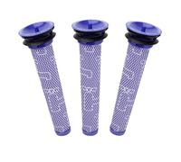 Quailitas Replacement Pre Filters for Vacuum Cleaner Pack of 3 - Compatible For Dyson Vacuum, Filter for Dyson V6 V7 V8 DC59 DC58 and Replacement for 965661 01, Vacuum Filter | Vacuum Accessories
