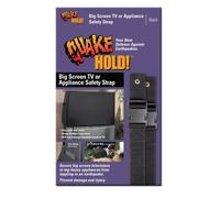 QuakeHOLD! 4508 Big Screen TV & Appliance Safety Strap, Anti-Tip Adhesive Straps, Earthquake, Fire, Flood Protection, for TVs and Furniture, Child Proofing for Home Safety, Easy Installation