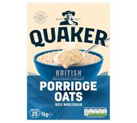 Quaker British Porridge Rolled Oats 1kg (Packing May Vary)