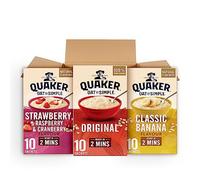 Quaker Fruity Sachets Bundle | Strawberry, Raspberry & Cranberry | Banana | Original (30 Sachets Total)