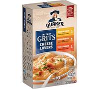 Quaker Instant Grits, Cheese Lovers Variety Pack, 0.98oz Packets (10 Pack)