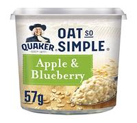 Quaker Oat So Simple Apple and Blueberry Porridge Pots, 57 g, Pack of 8