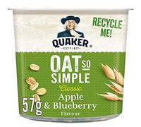 Quaker Oat So Simple Apple and Blueberry Porridge Pots - 8x57g