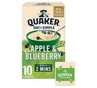 Quaker Oat So Simple Apple and Blueberry Porridge Sachets, 10x36 g