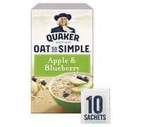 Quaker Oat So Simple Apple and Blueberry Porridge Sachets 36 g, 10 Count (Pack of 6)