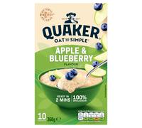 Quaker Oat So Simple Apple & Blueberry Porridge 10 Pack 360g