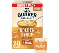 Quaker Oat So Simple Family Pack Golden Syrup Sachets, 20 x 36 g