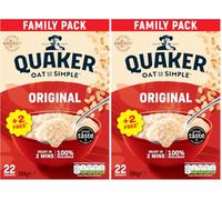 Quaker Oat So Simple Family Pack Original 22x27g (Pack of 2)