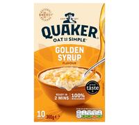 Quaker Oat So Simple Golden Syrup Porridge 10 Sachets 360g
