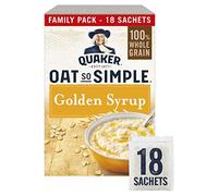 Quaker Oat So Simple Golden Syrup Porridge Sachets, 18 x 36 g (Pack of 8)