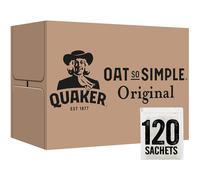 Quaker Oat So Simple Original Porridge Sachets, 27 g (Pack of 120)